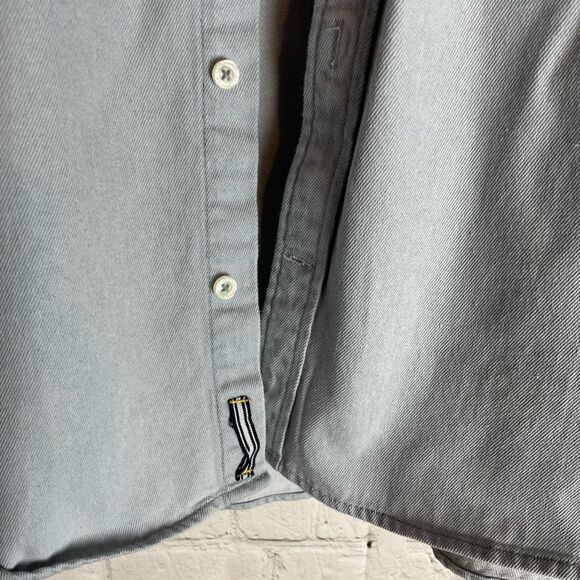 Tom Tailor Regular Fit Blue Shirt Medium - Picture 5 of 14